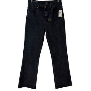 bebe Women’s Charcoal Black Flare Jeans